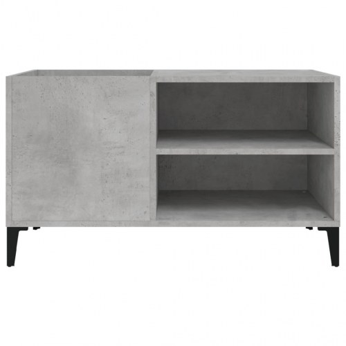 Vinylskab til LP-plader - betongrå, 84,5 x 38 x 48 cm