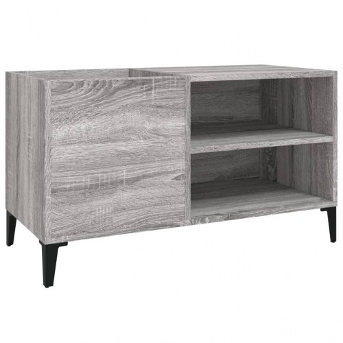 Vinylskab 84,5 x 38 x 48 cm - grå sonoma-eg
