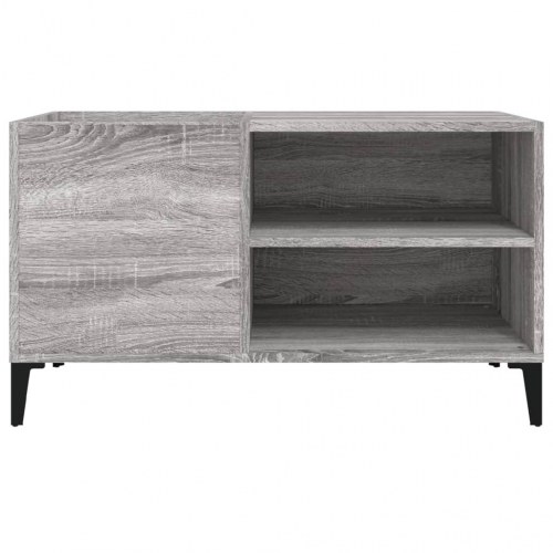 Vinylskab 84,5 x 38 x 48 cm - grå sonoma-eg