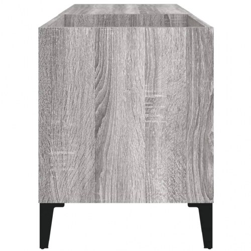 Vinylskab 84,5 x 38 x 48 cm - grå sonoma-eg