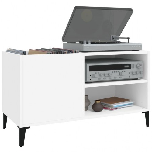 Vinylskab 84,5 x 38 x 48 cm - hvid