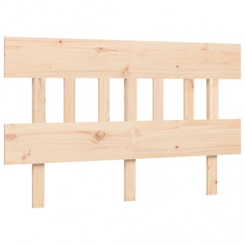 Sengeramme uden madras 120x200 cm massivt fyrretræ
