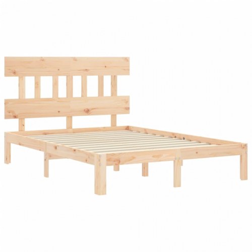 Sengeramme 140 x 200 cm i massivt fyrretræ
