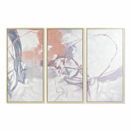 Sæt med 3 malerier 180 x 4 x 120 cm Abstrakt Urban