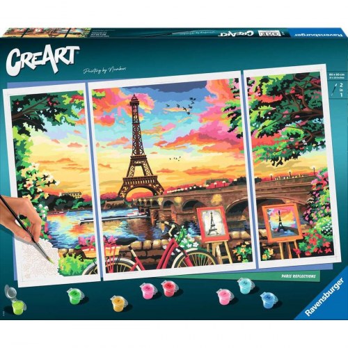 Maling efter tal - Ravensburger CreArt, 80 × 50 cm, 4 dele
