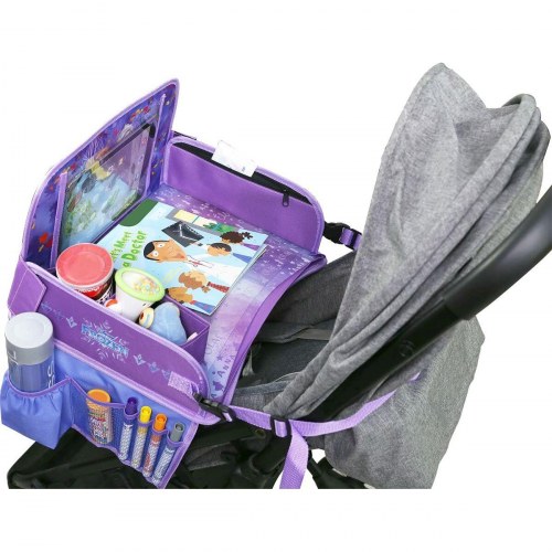 Bil organizer til bagsæde Frozen - syren/blå, 42 × 38 × 34 cm