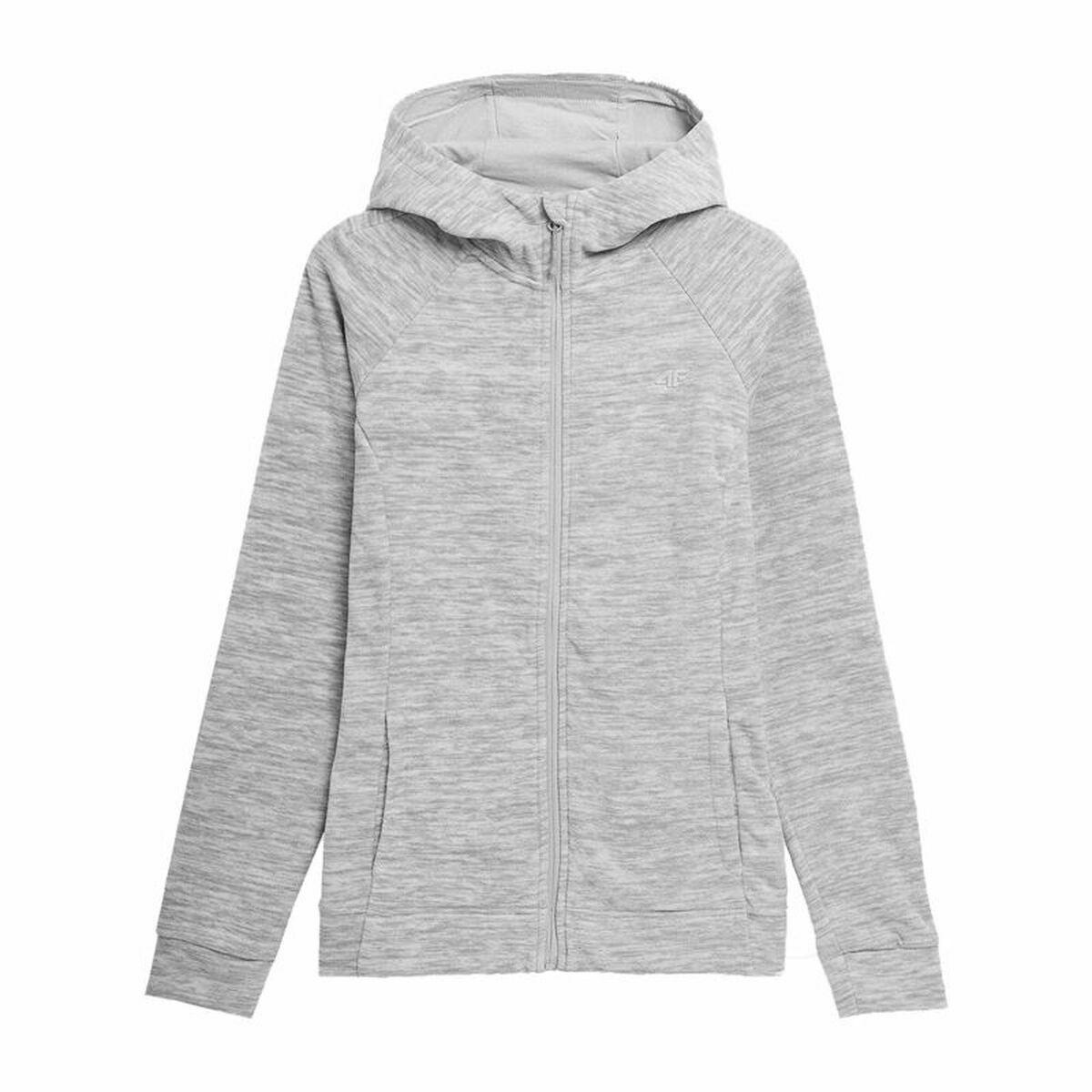 Hættetrøje Til Kvinde Fleece Grå