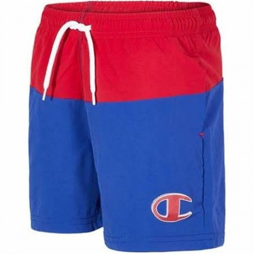 Champion beachshorts til drenge/mænd - rød/blå (13-14 år)