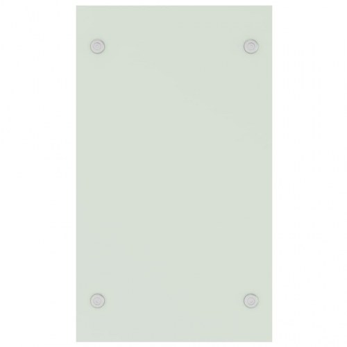 Brændestativ 80x35x60 cm glas hvid