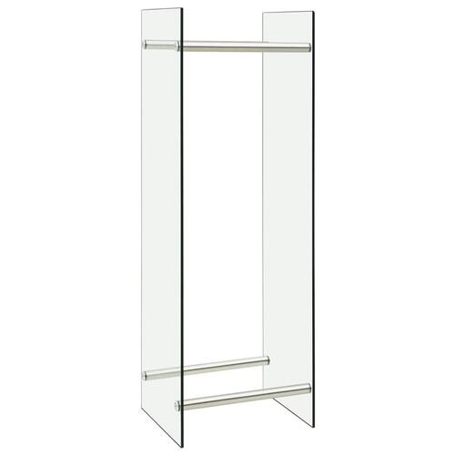 Brændestativ 40x35x120 cm glas transparent