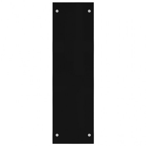 Brændestativ 40x35x120 cm glas sort