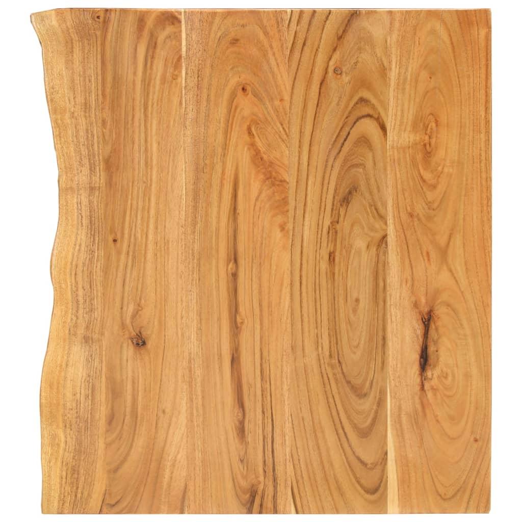 Bordplade til toiletbord 58x52x2,5 cm massivt akacietræ
