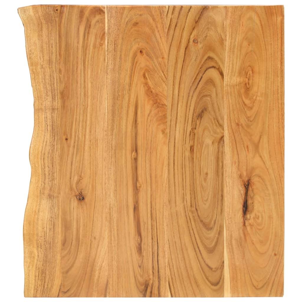 Bordplade til toiletbord 58x52x3,8 cm massivt akacietræ