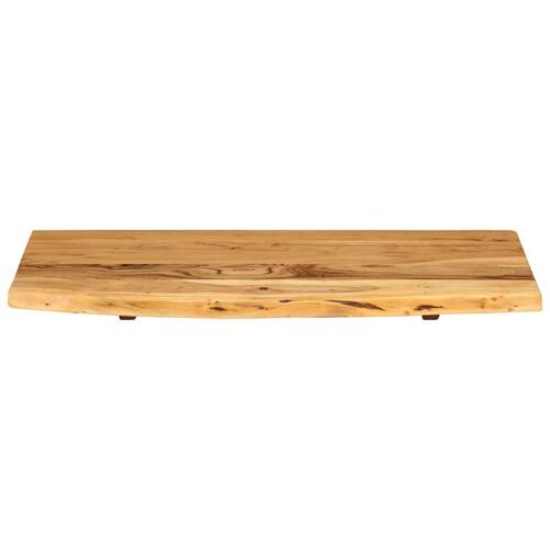 Bordplade til toiletbord 80x55x2,5 cm massivt akacietræ