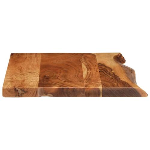 Bordplade til toiletbord 80x55x3,8 cm massivt akacietræ