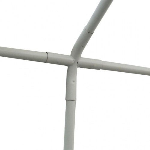 Havetelt 4x6 m PVC rød og hvid