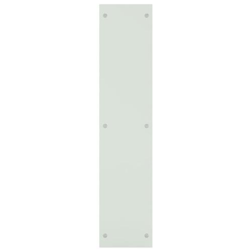 Brændestativ 80x35x160 cm glas hvid