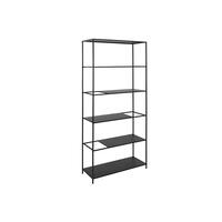 Hylder Sort Metal 80 x 30 x 175 cm (1)