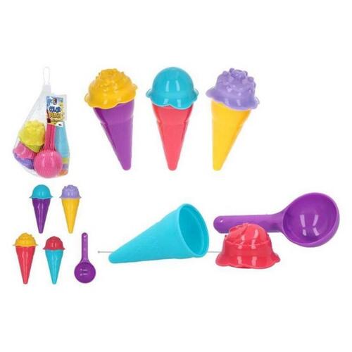 Sæt med legetøj til stranden Ice Cream Colorbaby Color Beach (9 stk)