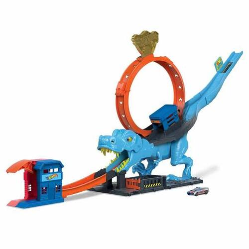 Væddeløbsbane Hot Wheels City Desafío T-Rex