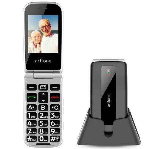 Mobiltelefon til ældre mennesker Artfone F20 Sort 2,4" (OUTLET A)
