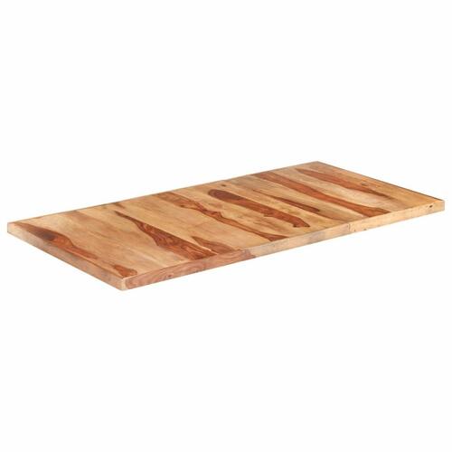 Bordplade 160x80 cm 16 mm massivt sheeshamtræ