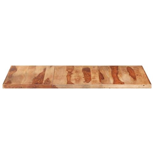 Bordplade 160x80 cm 16 mm massivt sheeshamtræ
