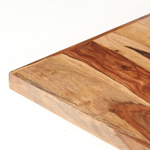 Bordplade 160x80 cm 16 mm massivt sheeshamtræ