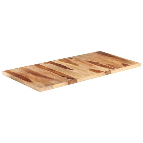 Bordplade 200x100 cm 16 mm massivt sheeshamtræ