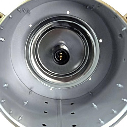 Gulvlampe med trefod 193 cm - massivt mangotræ og messinglook
