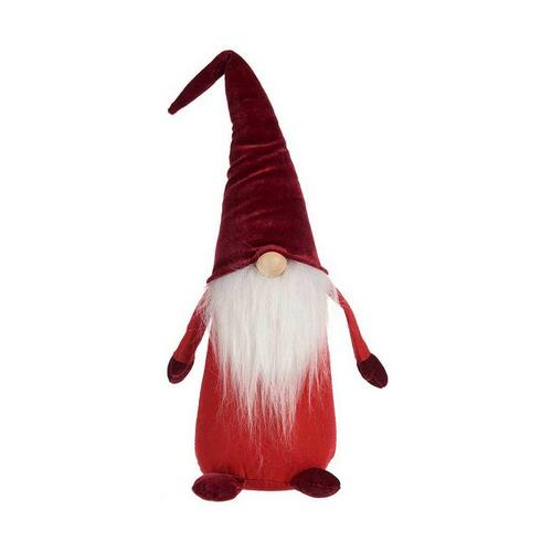 Dekorativ figur Rød Dværg Træ Polyester Arena (14 x 48 x 17,5 cm)