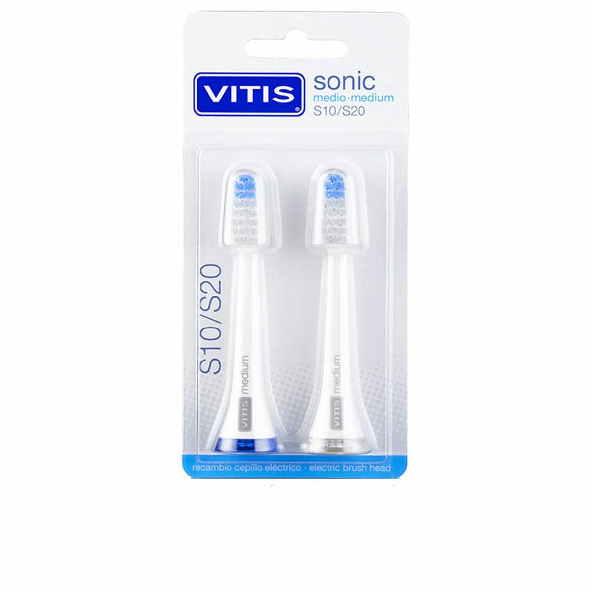 Ekstra til elektrisk tandbørste Vitis Sonic S10/S20 2 enheder