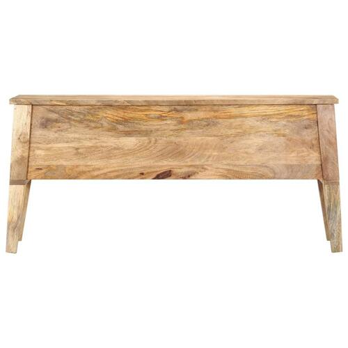 Opbevaringskasse 99x35x48 cm massivt mangotræ