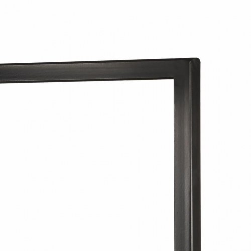 Bogreol i industriel stil med 4 hylder - massivt mangotræ, 160×35×160 cm