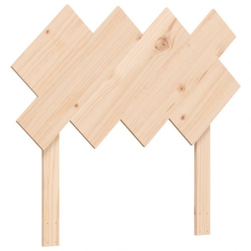 Sengeramme med sengegavl - Single 90 × 190 cm, massivt fyrretræ