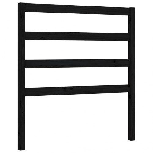 Sengeramme med gavl Small Single 75 x 190 cm - sort