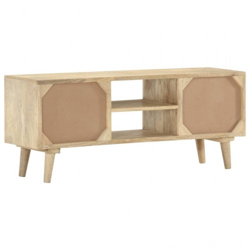 Tv-skab 110x30x45 cm massivt mangotræ