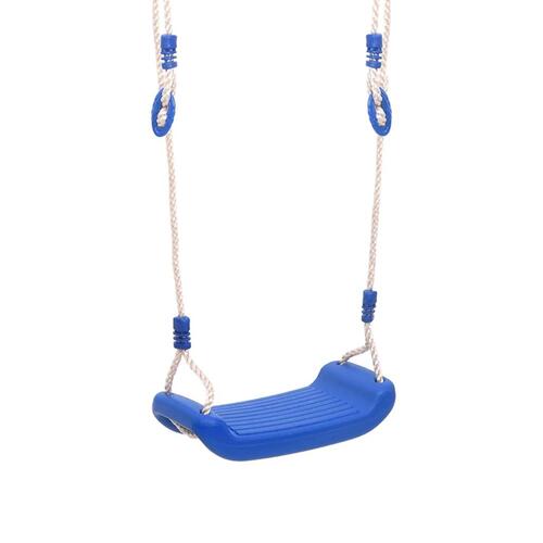 Gynger med reb 2 stk. 38x16 cm polyethylen blå