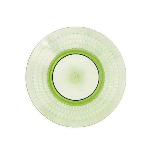 Viba desserttallerken - grøn plast, 20 cm (12 stk.)
