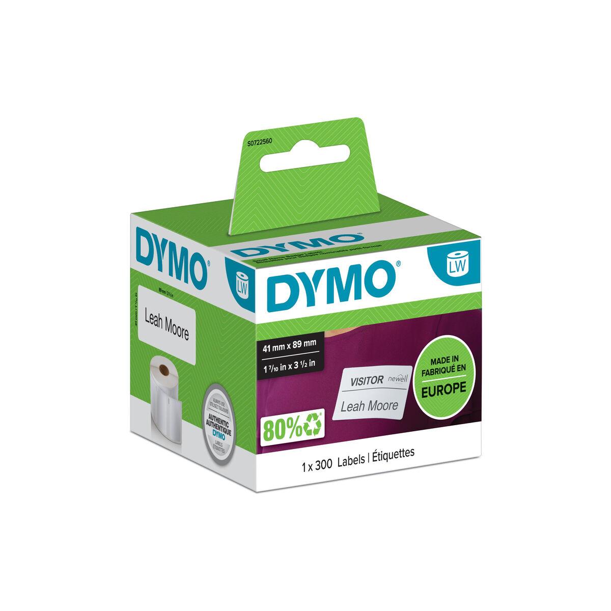 Se Dymo Etiketter 41x89mm 300 stk. S0722560 hos Boligcenter.dk