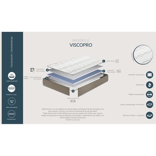 Memory skum madras Skydreams Viscopro 140 x 190 cm