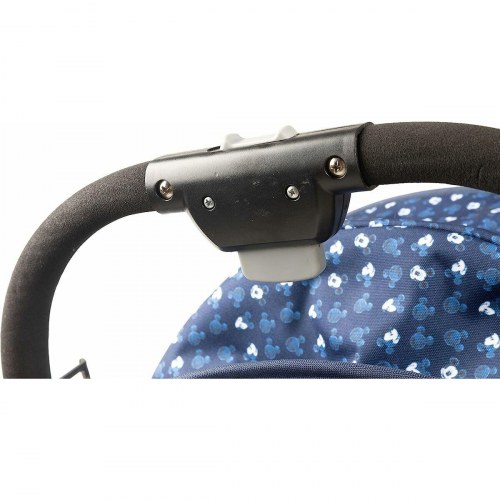 Mickey Mouse klapvogn CZ10395 - blå, foldbar med hætte