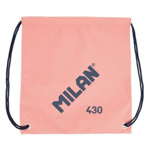 Milan snøre-rygsæk - Pink, 42 × 34 cm
