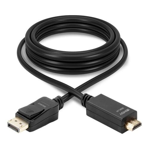 DisplayPort til HDMI-adapter LINDY 36924 Sort