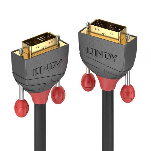 LINDY DVI-kabel 36241 - 15 m, sort/antracit