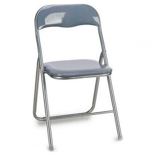 Campingstol polstret - , grå 87 × 5 × 44 cm