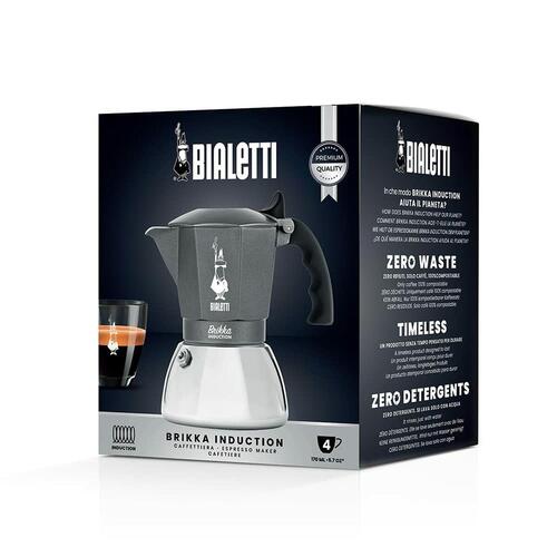 Italiensk Kaffekande Bialetti Brikka Aluminium
