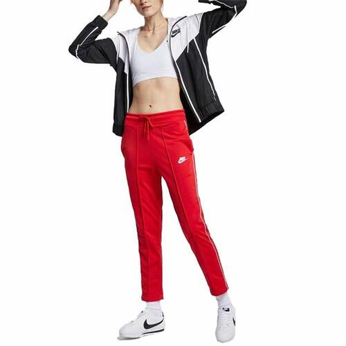Træningsdragt til voksne underdele Nike Sportswear Heritage Dame Højrød XS