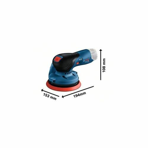 Tilfældig orbital sliper BOSCH GEX 12V-125 Professional 12 V