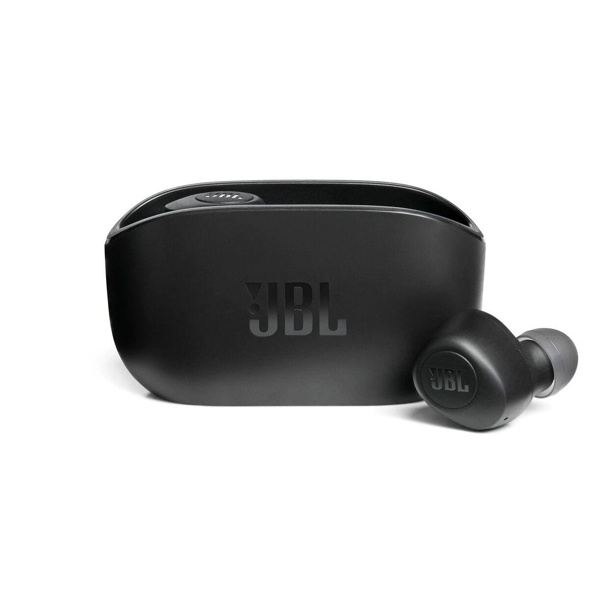 Bluetooth headset med mikrofon JBL JBLW100TWSBLK (OUTLET C)